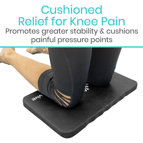 Vive Health Yoga Knee Cushion, Black