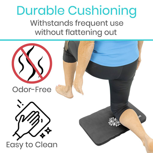 Vive Health Yoga Knee Cushion, Black