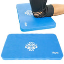 Vive Health Yoga Knee Cushion, Thick Foam for Joint Pressure Relief, 17.5 x 11 Inches, Blue