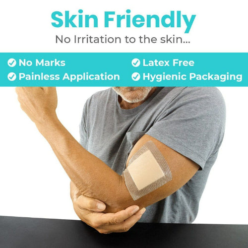 Vive Health Silicone Foam Dressing, 6 Inches