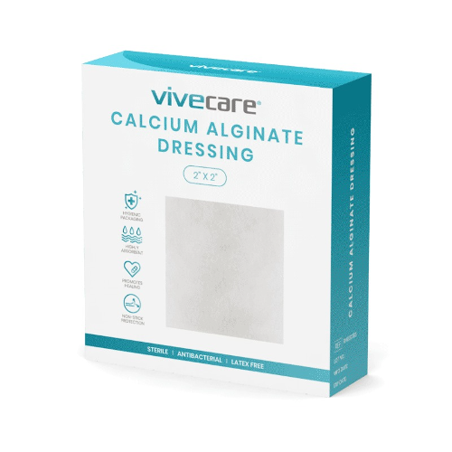 Vive Health Calcium Alginate Dressing Sterile, 2 Inches