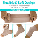 Vive Health Elastic Bandage for Injury Support, Muscle Recovery & Wound Care