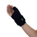 Vive Health Hot and Cold Wrist Sleeve, Adjustable Compression with Arctic Flex Therapy, Large Black