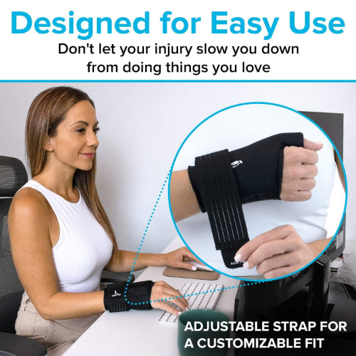 Vive Health Hot/Cold Wrist Sleeve, Large Black
