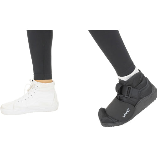 Vive Health Closed Toe Post Operation Shoe, X-Small, Black