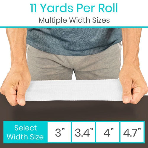 Vive Health Elastic Tubular Bandage – Reusable Support for Dressings, Sprains and Strains, Moovkart