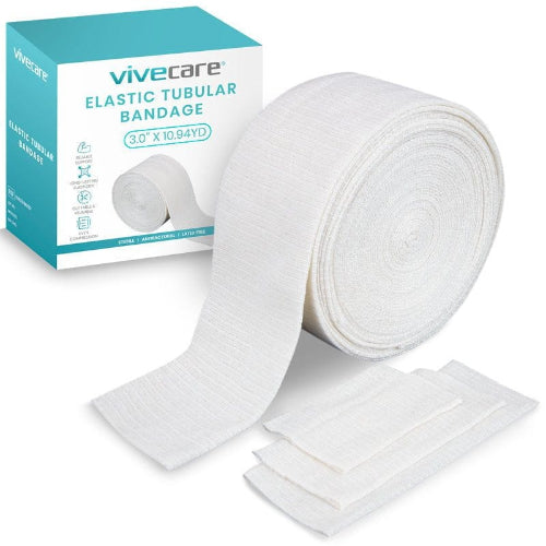 Vive Health Elastic Tubular Bandage - Reusable Compression Support