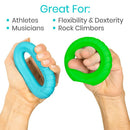 Vive Health Ergonomic Ring Grips, Progressive Resistance for Hand Strength