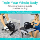 Vive Health Smart Magnetic Pedal Exerciser, Adjustable Resistance for Home and Travel Fitness