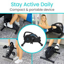 Vive Health Smart Magnetic Pedal Exerciser, Adjustable Resistance for Home and Travel Fitness