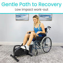 Vive Health Smart Magnetic Pedal Exerciser, Adjustable Resistance for Home and Travel Fitness