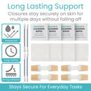 Vive Health Wound Closure Kit, Stitch-Free, Hypoallergenic, Adjustable for Optimal Healing