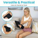 Vive Health Hot and Cold Bunion Ice Sleeves, Flexible Gel Support for Pain Relief, Black