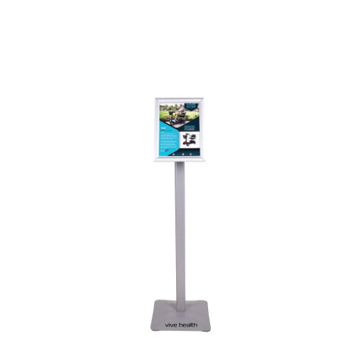 Vive Health Retail Sign Stand durable and portable display solution for your business.Perfect for retail displays, trade shows, and events, Moovkart.