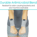 Vive Health Bamboo Elbow Sleeves, Compression Support for Arthritis Relief, Small Gray