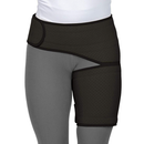 Vive Health Groin Brace with Compression Support, Washable for Strains and Hamstring, Black