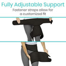 Vive Health Groin Brace with Compression Support, Washable for Strains and Hamstring, Black