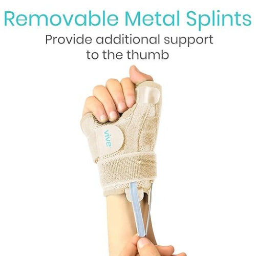 Vive Health Thumb Brace, Universal, Beige