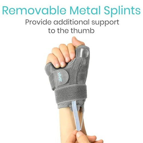 Vive Health Thumb Brace, Universal, Gray