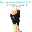 Vive Health Thumb Brace With Dual Splints For Arthritis And Carpal Tunnel, Small