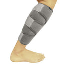 Vive Health Calf Brace with Neoprene Compression, 3 Adjustable Straps and Universal Fit, Gray