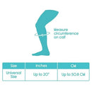 Vive Health Calf Brace with Neoprene Compression, 3 Adjustable Straps and Universal Fit, Gray