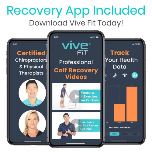 Vive Health Compression Calf Brace, Pack of 2