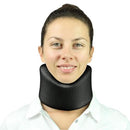 Vive Health Cervical Collar with Adjustable Foam, Breathable Knit Cover and Neck Brace, Black