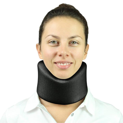 Vive Health Cervical Collar, 4"Flexible Foam, Up To 20.5" Black