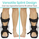 Vive Health Hard Night Splint with Rigid Shell, Adjustable Wedges and Neutral Foot Stretch, Small