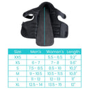 Vive Health Post-Op Shoe with Adjustable Straps, Rocker Sole and Square Toe, Large Black