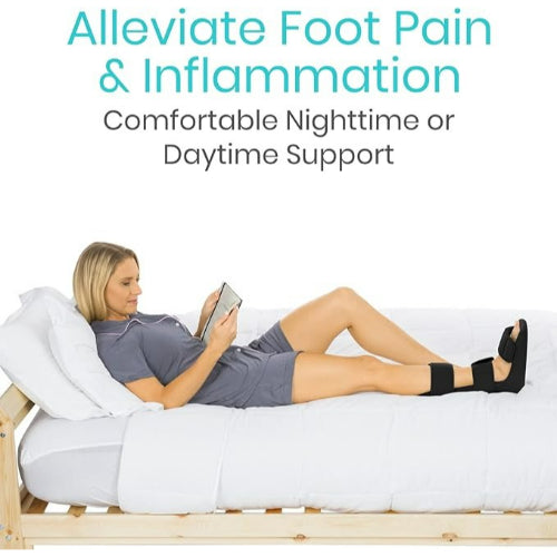 Vive Health Soft Night Splint, Medium, Black