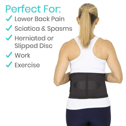 Vive Health Back Brace, Black, X-Large