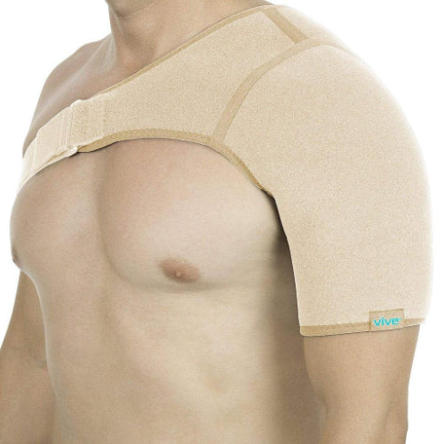 Vive Health Shoulder Brace, Reversible, Low-Profile, Standard, Beige