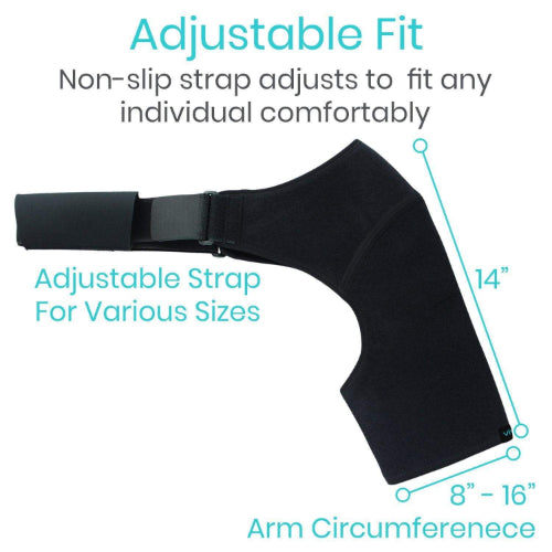 Vive Health Shoulder Brace, Standard Black