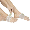 Vive Health Arch Support Brace, Lightweight Adjustable Compression, Six Gel Inserts, Beige Pair