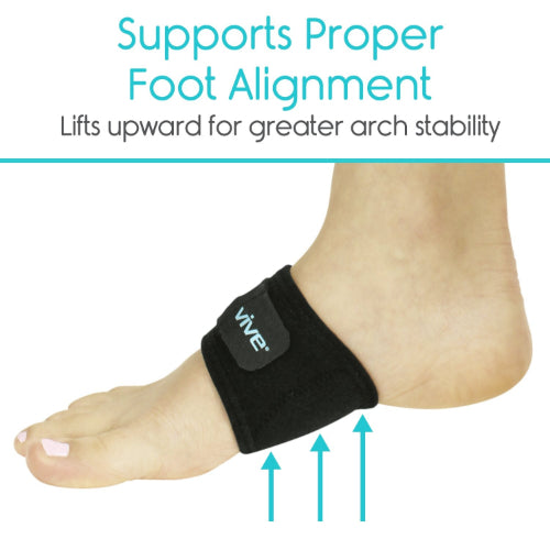Vive Health Arch Supports, Black