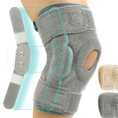 Vive Health Hinged Knee Brace, Gray