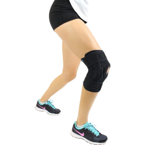 Vive Health Hinged Knee Brace, Black