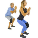 Vive Health Hinged Knee Brace with Removable Hinges, Open Patella, Left/Right Black, 2 pack