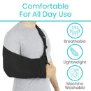 Vive Health Arm Sling with Mesh Pockets, Reversible, Padded, Thumb Loop