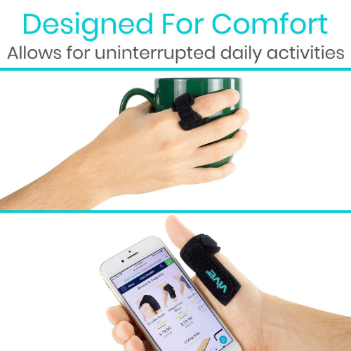 Vive Health Trigger Finger Splint, Black