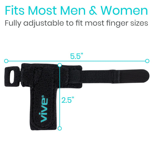 Vive Health Trigger Finger Splint, Black