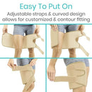 Vive Health Thigh Brace with Nonslip Lining for Quad, Groin and Hamstring Relief, 12 x 25 Inches
