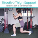Vive Health Thigh Brace with Nonslip Lining for Quad, Groin and Hamstring Relief, 12 x 25 Inches