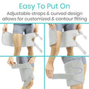 Vive Health Thigh Brace with Nonslip Lining for Quad, Groin and Hamstring Relief, 12 x 25 Inches