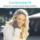 Vive Health Open Finger Arthritis Gloves, Compression Support for Swollen or Painful Hands, Small