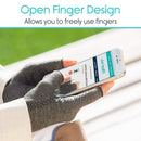 Vive Health Open Finger Arthritis Gloves, Compression Support for Swollen or Painful Hands, Small