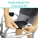 Vive Health Walker Grip Pads, Soft Foam Cushions for Hand Comfort and Fatigue Relief, Black Pair