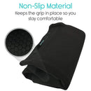 Vive Health Walker Grip Pads, Soft Foam Cushions for Hand Comfort and Fatigue Relief, Black Pair